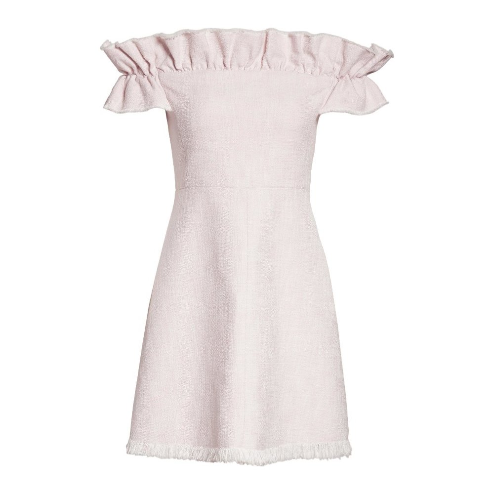 NWT Rebecca Taylor soft pink suit A-line dress, 4 - Picture 11 of 14